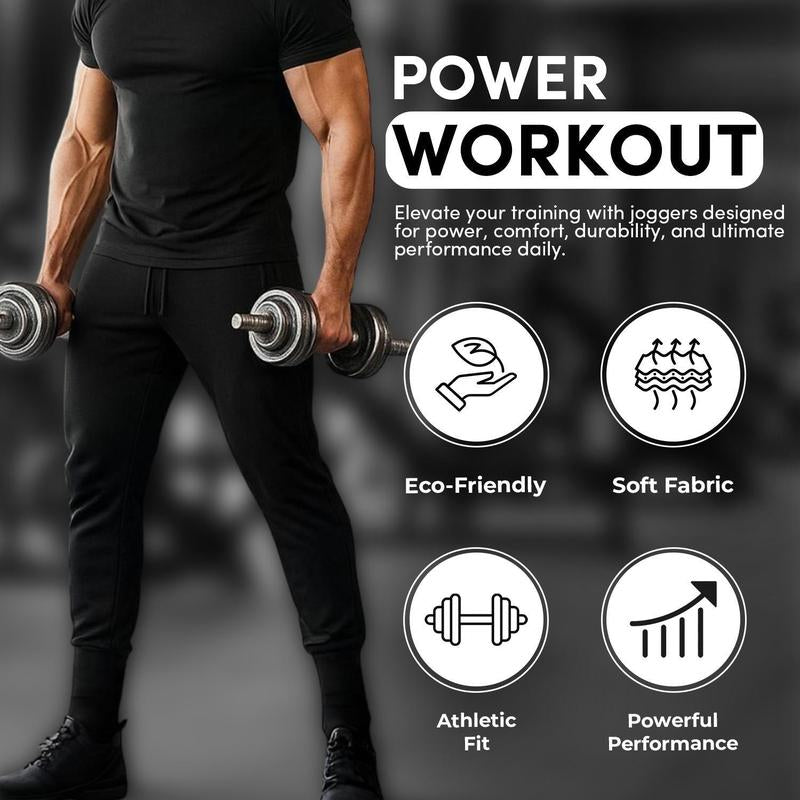 Men'S 4 Pack Joggers Ultra Soft Fleece Sweatpants Everyday Comfort Style Sizes S-2XL Black Navy Grey