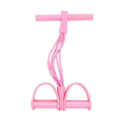 Multifunction Tension Rope, 6-Tube Elastic Yoga Pedal Puller Resistance Band, Elastic Pull Rope Fitness, Full-Body Workout at Home Gym, Exercise Sit-Up, Yoga, Abdominal Training