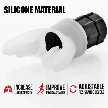 1Pcs Breathing Exercise for Lungs Portable Breath Fitness Exerciser Device Endurance Workout with Adjustable Resistances