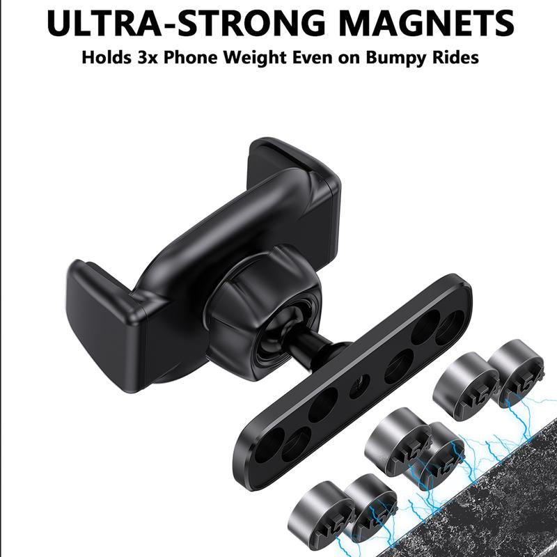 Gym Magnetic Phone Mount, 360 Degree Adjustable Magnetic Phone Holder for Gym Attach to Metal Surface, Fitness Equipment Accessories for Home Gym Smartphone Cellphone Stand
